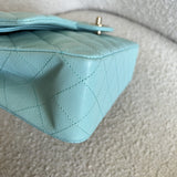 CHANEL Handbag 19C Tiffany Blue  Caviar Quilted Classic Flap Medium LGHW -Knockoff
