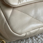 CHANEL Handbag 20A Small Beige Goatskin 19 Flap Mixed Hardware -Knockoff
