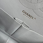 CHANEL Handbag 20C Grey Caviar Quilted Jumbo Classic Flap LGHW -Knockoff
