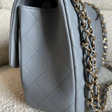 CHANEL Handbag 20C Grey Caviar Quilted Jumbo Classic Flap LGHW -Knockoff
