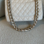 CHANEL Handbag 20C Light Beige Caviar Quilted Jumbo Classic Flap LGHW -Knockoff
