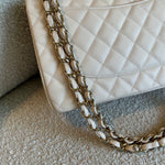 CHANEL Handbag 20C Light Beige Caviar Quilted Jumbo Classic Flap LGHW -Knockoff
