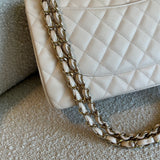 CHANEL Handbag 20C Light Beige Caviar Quilted Jumbo Classic Flap LGHW -Knockoff
