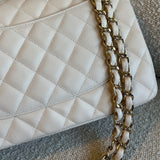 CHANEL Handbag 20C Light Beige Caviar Quilted Jumbo Classic Flap LGHW -Knockoff
