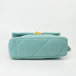 CHANEL Handbag 20C Tiffany Blue Goatskin 19 Flap Small Mixed Hardware -Knockoff
