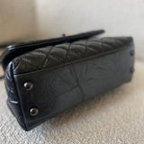 CHANEL Handbag 20P So Black Calfskin Quilted Coco Handle Small with Black Hardware -Knockoff
