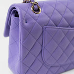 CHANEL Handbag 20S Purple Caviar Quilted Classic Flap Medium -Knockoff
