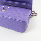 CHANEL Handbag 20S Purple Caviar Quilted Classic Flap Medium -Knockoff
