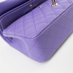 CHANEL Handbag 20S Purple Caviar Quilted Classic Flap Medium -Knockoff
