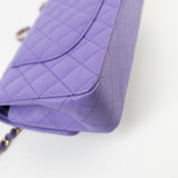 CHANEL Handbag 20S Purple Caviar Quilted Classic Flap Medium -Knockoff
