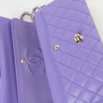 CHANEL Handbag 20S Purple Caviar Quilted Classic Flap Medium -Knockoff
