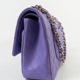 CHANEL Handbag 20S Purple Caviar Quilted Classic Flap Medium -Knockoff
