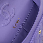 CHANEL Handbag 20S Purple Caviar Quilted Classic Flap Medium -Knockoff
