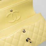 CHANEL Handbag 20S Yellow Caviar Quilted Classic Flap Small Light Gold Hardware -Knockoff
