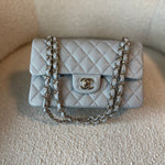 CHANEL Handbag 21A Grey Caviar Quilted Classic Flap Small LGHW -Knockoff
