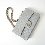 CHANEL Handbag 21A Grey Caviar Quilted Classic Flap Small LGHW -Knockoff
