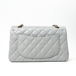 CHANEL Handbag 21A Grey Caviar Quilted Classic Flap Small LGHW -Knockoff
