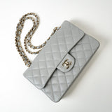 CHANEL Handbag 21A Grey Caviar Quilted Classic Flap Small LGHW -Knockoff
