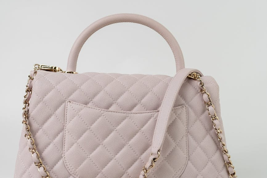 CHANEL Handbag 21A Lilac Coco Handle Medium (Old Small) LGHW -Knockoff
