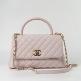 CHANEL Handbag 21A Lilac Coco Handle Medium (Old Small) LGHW -Knockoff
