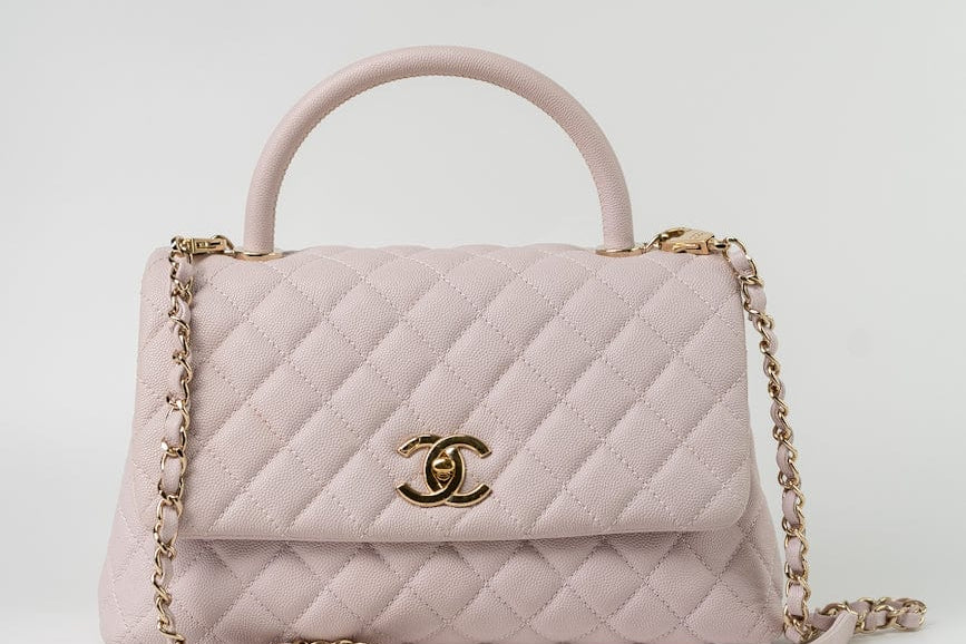 CHANEL Handbag 21A Lilac Coco Handle Medium (Old Small) LGHW -Knockoff
