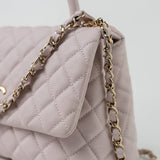 CHANEL Handbag 21A Lilac Coco Handle Medium (Old Small) LGHW -Knockoff
