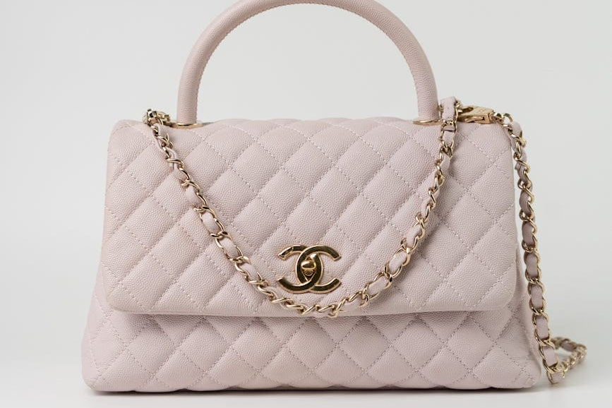 CHANEL Handbag 21A Lilac Coco Handle Medium (Old Small) LGHW -Knockoff
