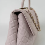 CHANEL Handbag 21A Lilac Coco Handle Medium (Old Small) LGHW -Knockoff
