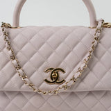 CHANEL Handbag 21A Lilac Coco Handle Medium (Old Small) LGHW -Knockoff
