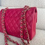 CHANEL Handbag 21A Pink Caviar Quilted Classic Flap Small -Knockoff
