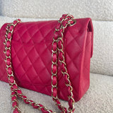 CHANEL Handbag 21A Pink Caviar Quilted Classic Flap Small -Knockoff
