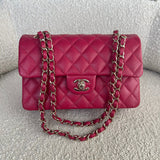 CHANEL Handbag 21A Pink Caviar Quilted Classic Flap Small -Knockoff
