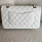 CHANEL Handbag 21A White Caviar Quilted Classic Flap Medium LGHW -Knockoff
