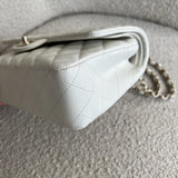 CHANEL Handbag 21A White Caviar Quilted Classic Flap Medium LGHW -Knockoff
