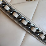 CHANEL Handbag 21B Beige Lambskin Quilted 19 Flap Medium/Large Mixed Hardware -Knockoff
