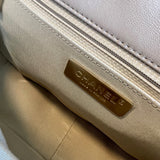 CHANEL Handbag 21B Beige Lambskin Quilted 19 Flap Medium/Large Mixed Hardware -Knockoff
