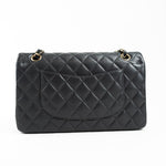 CHANEL Handbag 21B Grey Caviar Quilted Classic Flap Medium Light Gold Hardware -Knockoff
