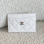 CHANEL Handbag 21B White Caviar Quilted Card Holder LGHW -Knockoff
