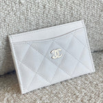 CHANEL Handbag 21B White Caviar Quilted Card Holder LGHW -Knockoff
