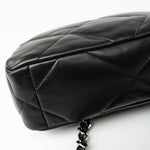 CHANEL Handbag 21C Black Lambskin Quilted 19 Flap Small Mixed Hardware -Knockoff
