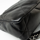 CHANEL Handbag 21C Black Lambskin Quilted 19 Flap Small Mixed Hardware -Knockoff
