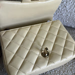 CHANEL Handbag 21C Mini Square Yellow Lambskin Quilted Single Flap LGHW -Knockoff
