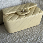 CHANEL Handbag 21C Mini Square Yellow Lambskin Quilted Single Flap LGHW -Knockoff
