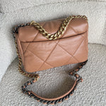 CHANEL Handbag 21K Chanel Caramel 19 Flap Small MHW -Knockoff
