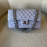 CHANEL Handbag 21K Lavender Caviar Quilted Classic Flap Medium SHW -Knockoff
