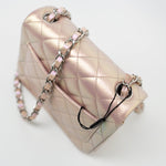 CHANEL Handbag 21K Mini Pink Iridescent Square Lambskin Quilted Classic Flap SHW -Knockoff
