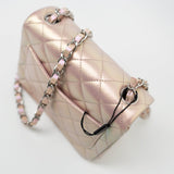 CHANEL Handbag 21K Mini Pink Iridescent Square Lambskin Quilted Classic Flap SHW -Knockoff
