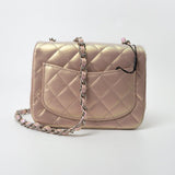 CHANEL Handbag 21K Mini Pink Iridescent Square Lambskin Quilted Classic Flap SHW -Knockoff
