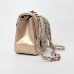 CHANEL Handbag 21K Mini Pink Iridescent Square Lambskin Quilted Classic Flap SHW -Knockoff
