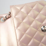 CHANEL Handbag 21K Mini Pink Iridescent Square Lambskin Quilted Classic Flap SHW -Knockoff
